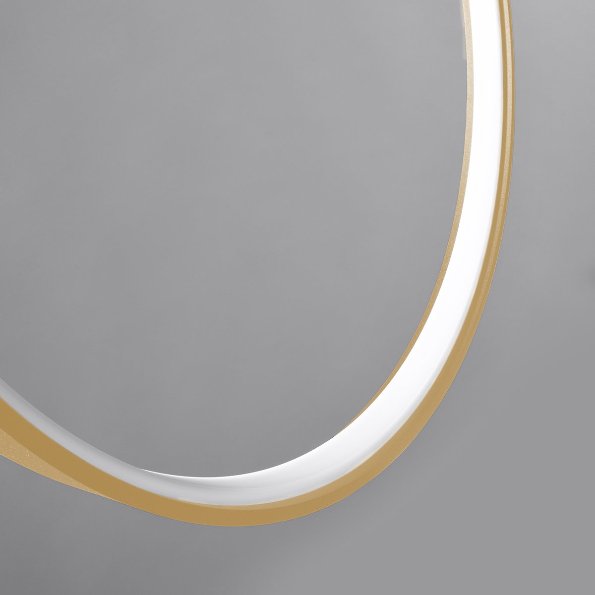 Suspension Aluminium Doré LED 1 Rio doré, EDEN