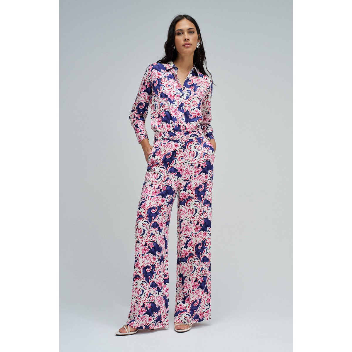 CHEMISE À MOTIF FLORAL rose, SALSA JEANS