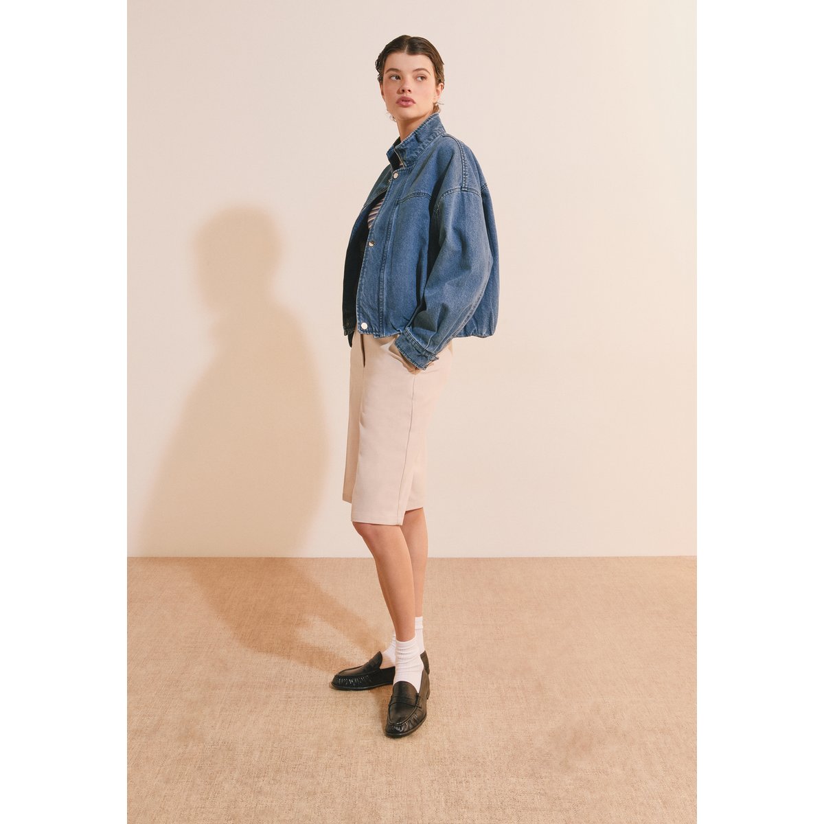 ETAM GROSSE PIECE DONA - BLOUSON bleu royal, ETAM