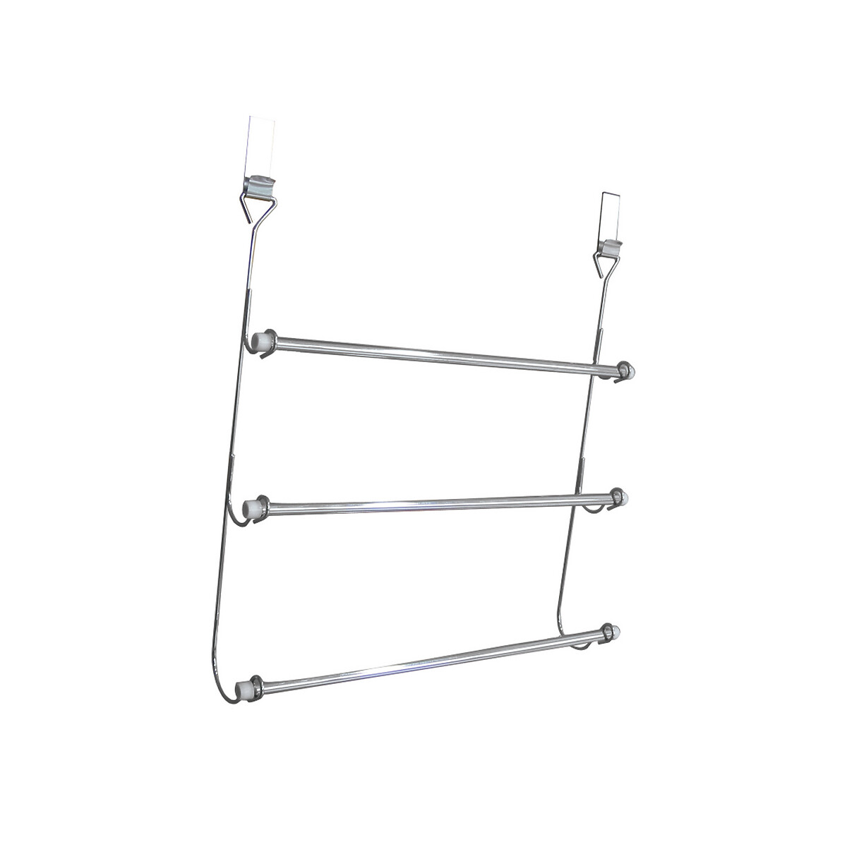 Over the Door Towel Rail in Chrome Finish silver-coloured, SABICHI