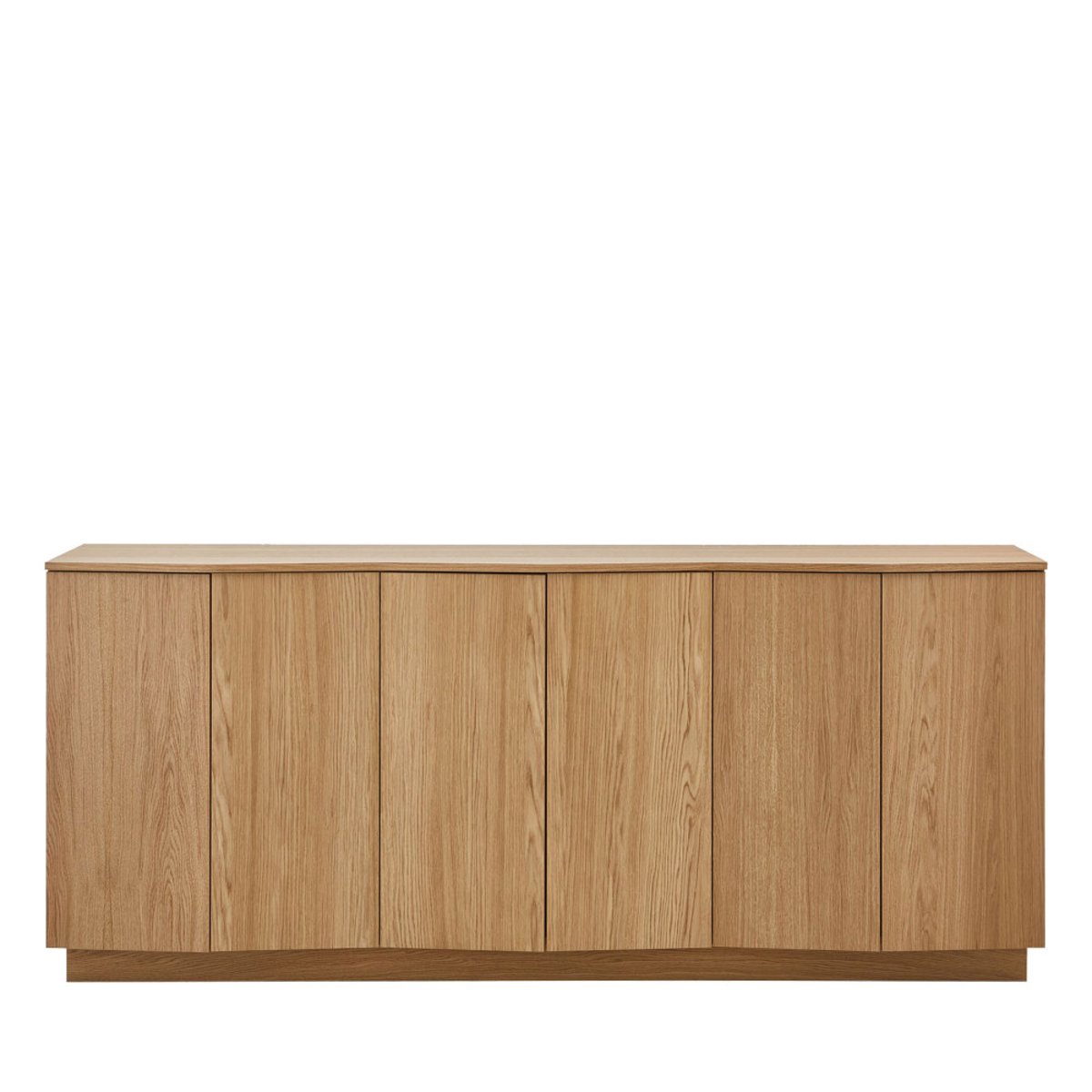 Buffet 6 portes en bois L200cm- ZUMA bois clair, WOOOD