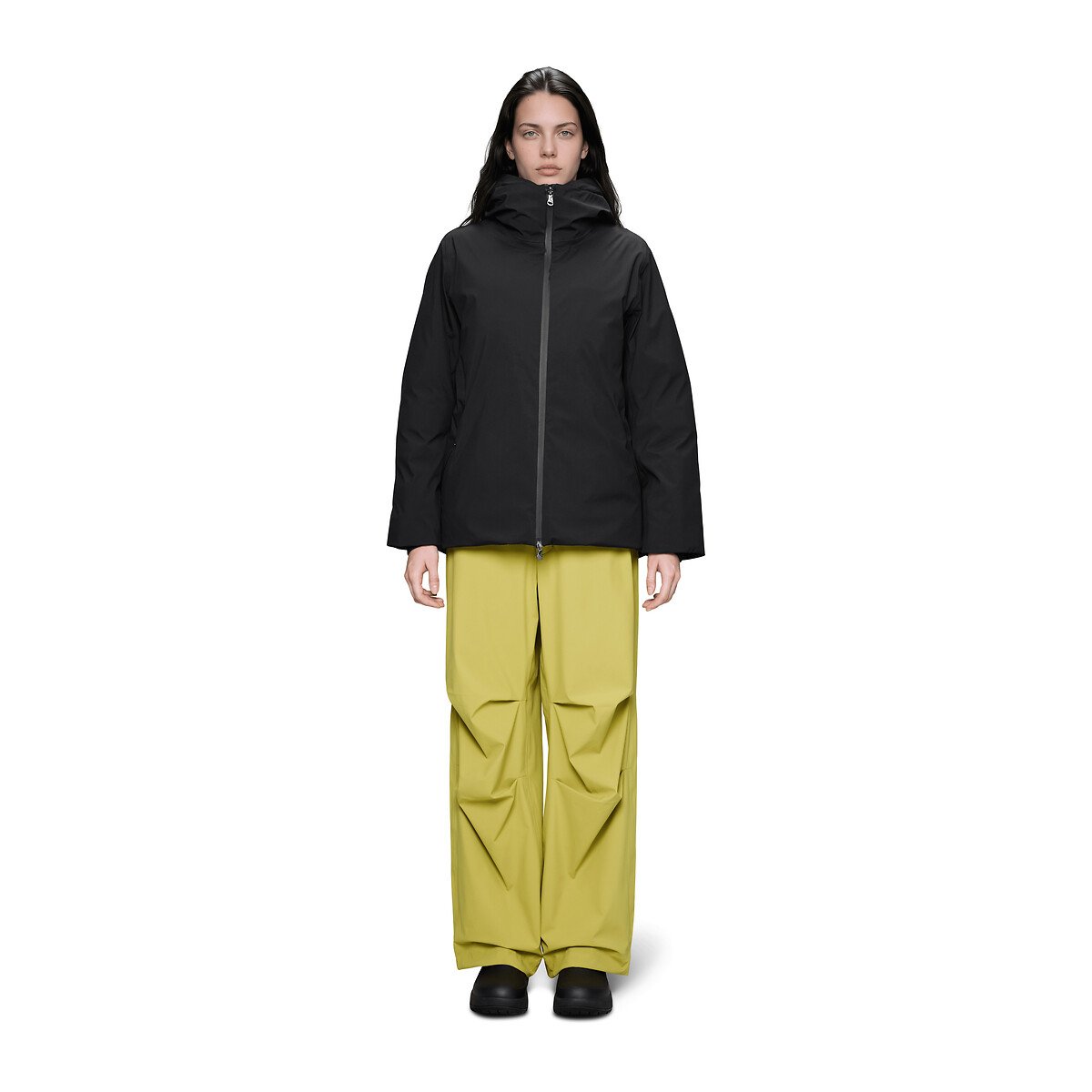 Veste doudoune à capuche, SARNA PUFFER noir, RAINS