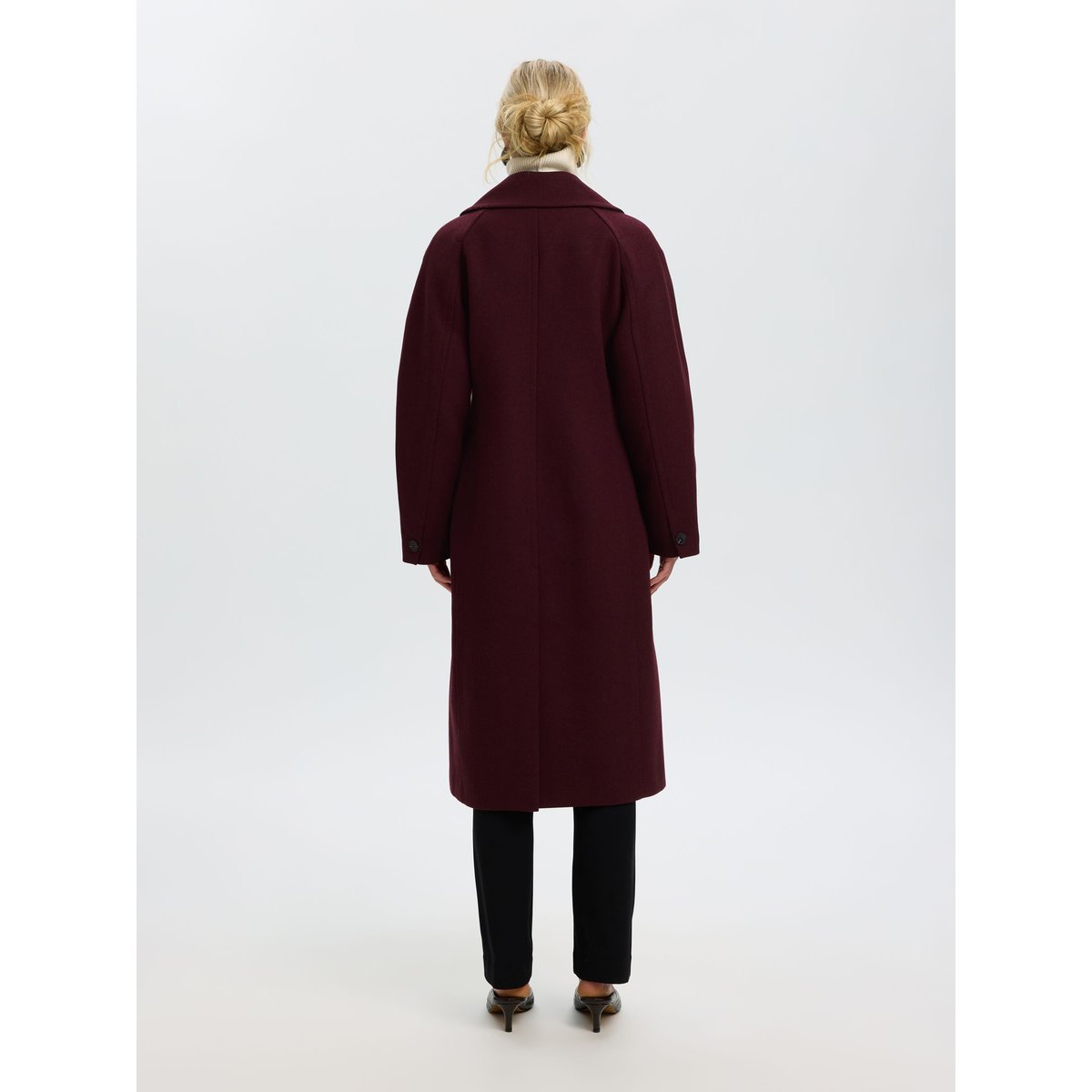Long Manteau rouge - tawny port1, SELECTED