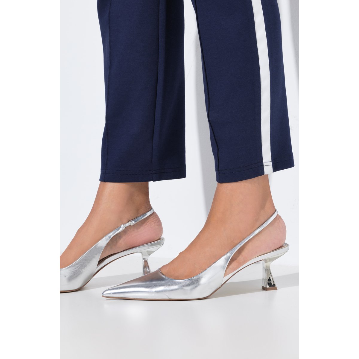 Pantalon point de Rome marine, ULLA POPKEN