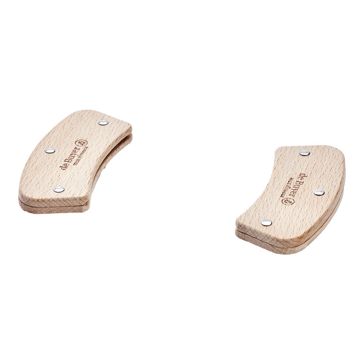 Lot de 2 anses amovibles - loqy - bois de hêtre loqy multicolore, DE BUYER