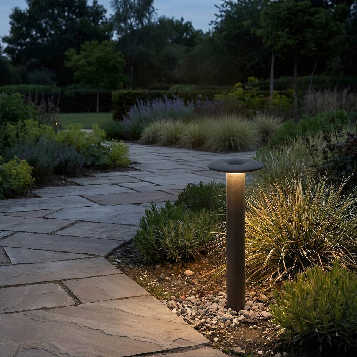 Luminaire extérieur en aluminium moderneLED noir, blanc, LUCANDE