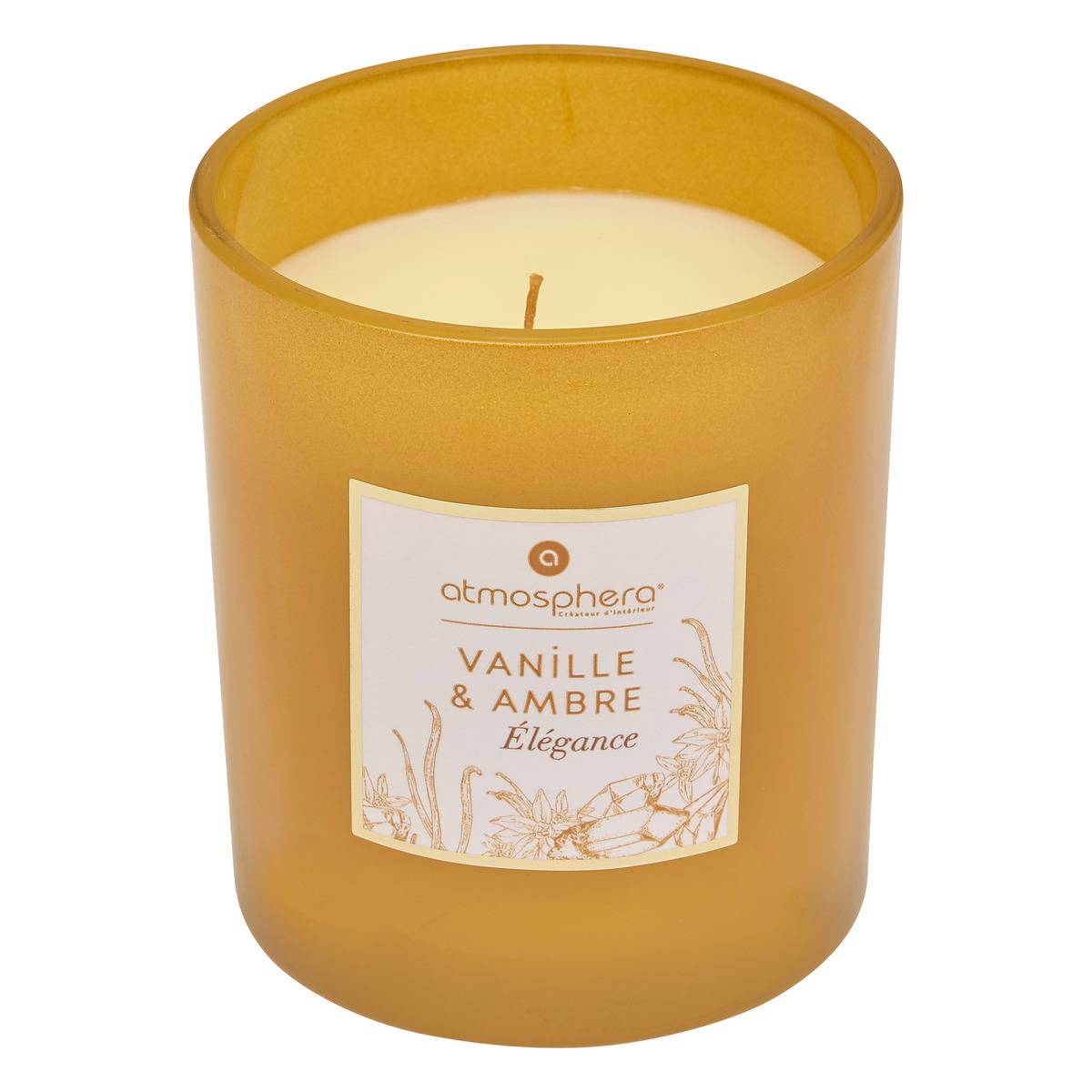 Bougie parfumée MAEL moutarde, ATMOSPHERA