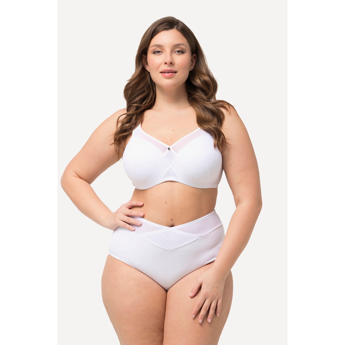 Culotte maxi sculptante. Taille haute et blanc neige, ULLA POPKEN
