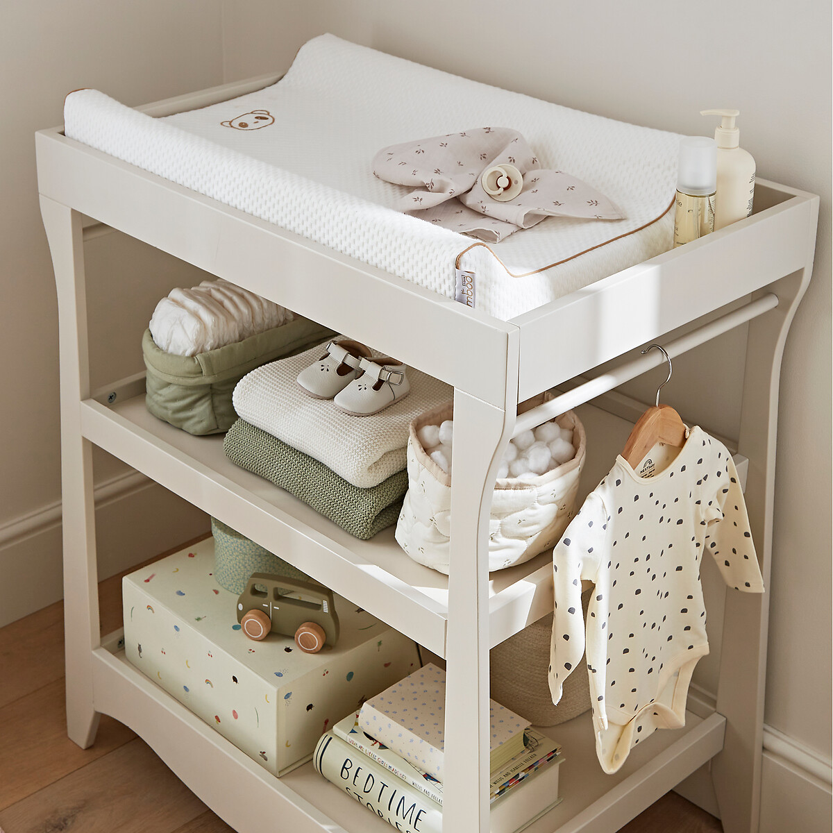 Clara Mini Changer Unit stone beige, CUDDLECO