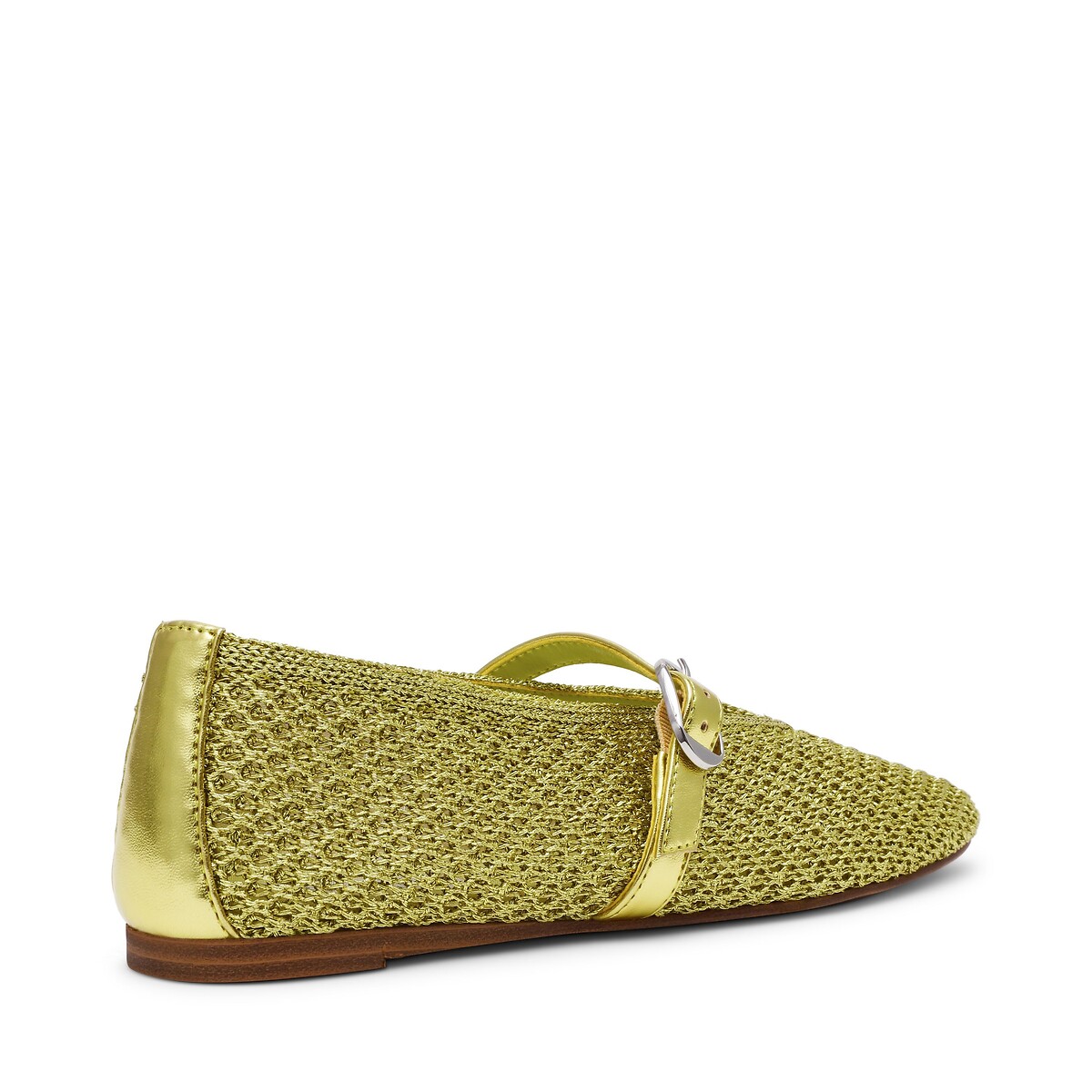 Gayla Openwork Mary Jane Ballet Pumps green, STEVE MADDEN