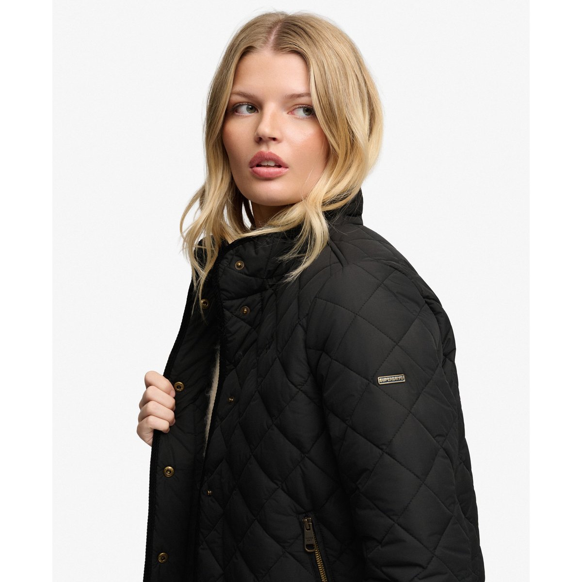 Veste Liner Estate Country météorite noir, SUPERDRY