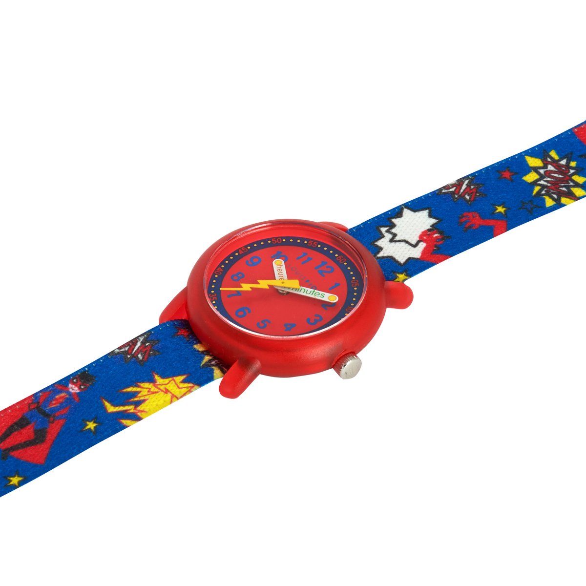 Montre Analogique LOU rouge rouge bleu, LOUIS PION