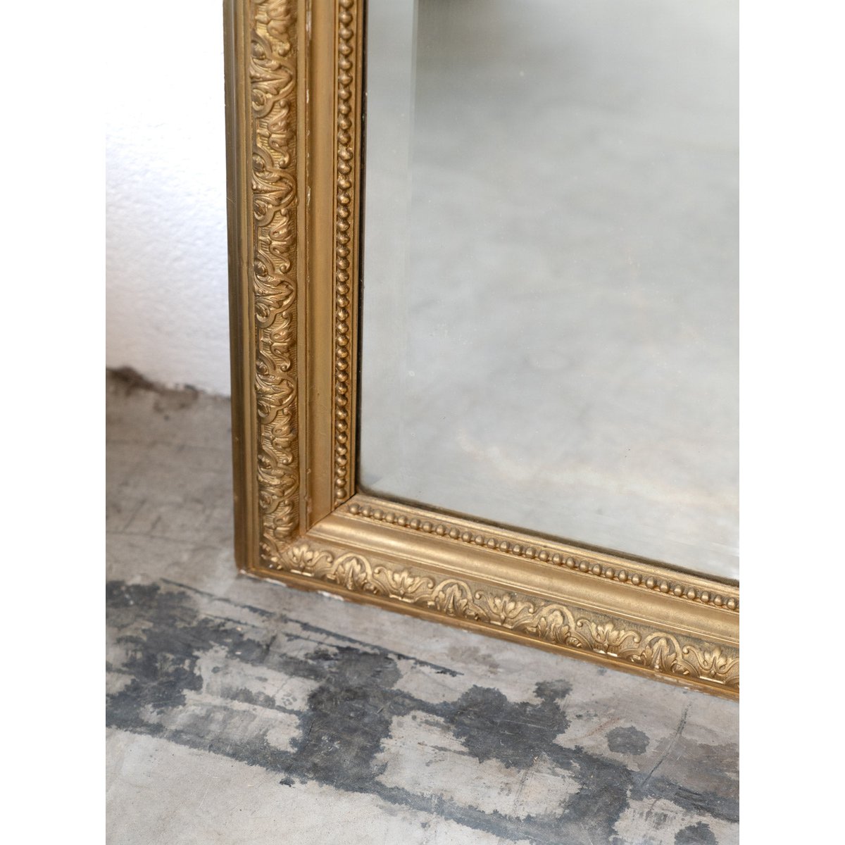 Grand miroir ancien sculpté style Louis XV Georges N°1382 - Bon état miroir, DEBONGOUT