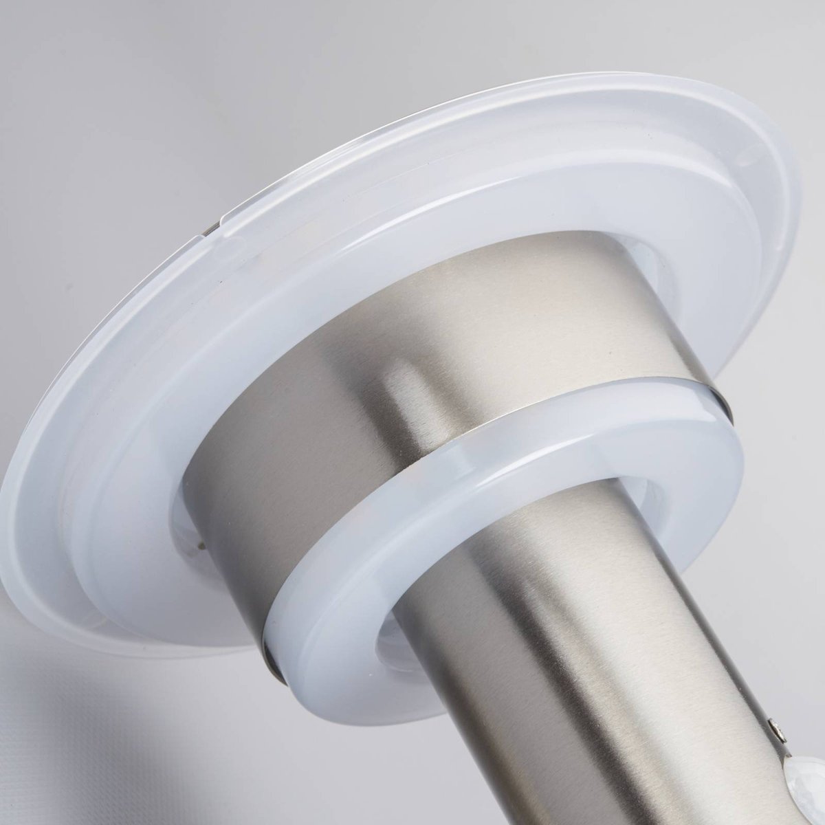 Applique extérieure en inox moderneLED acier inoxydable, blanc transparent, LINDBY