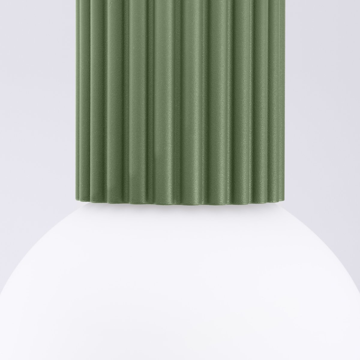 Plafonnier Aluminium Vert Olive G9 1 Halo vert, EDEN