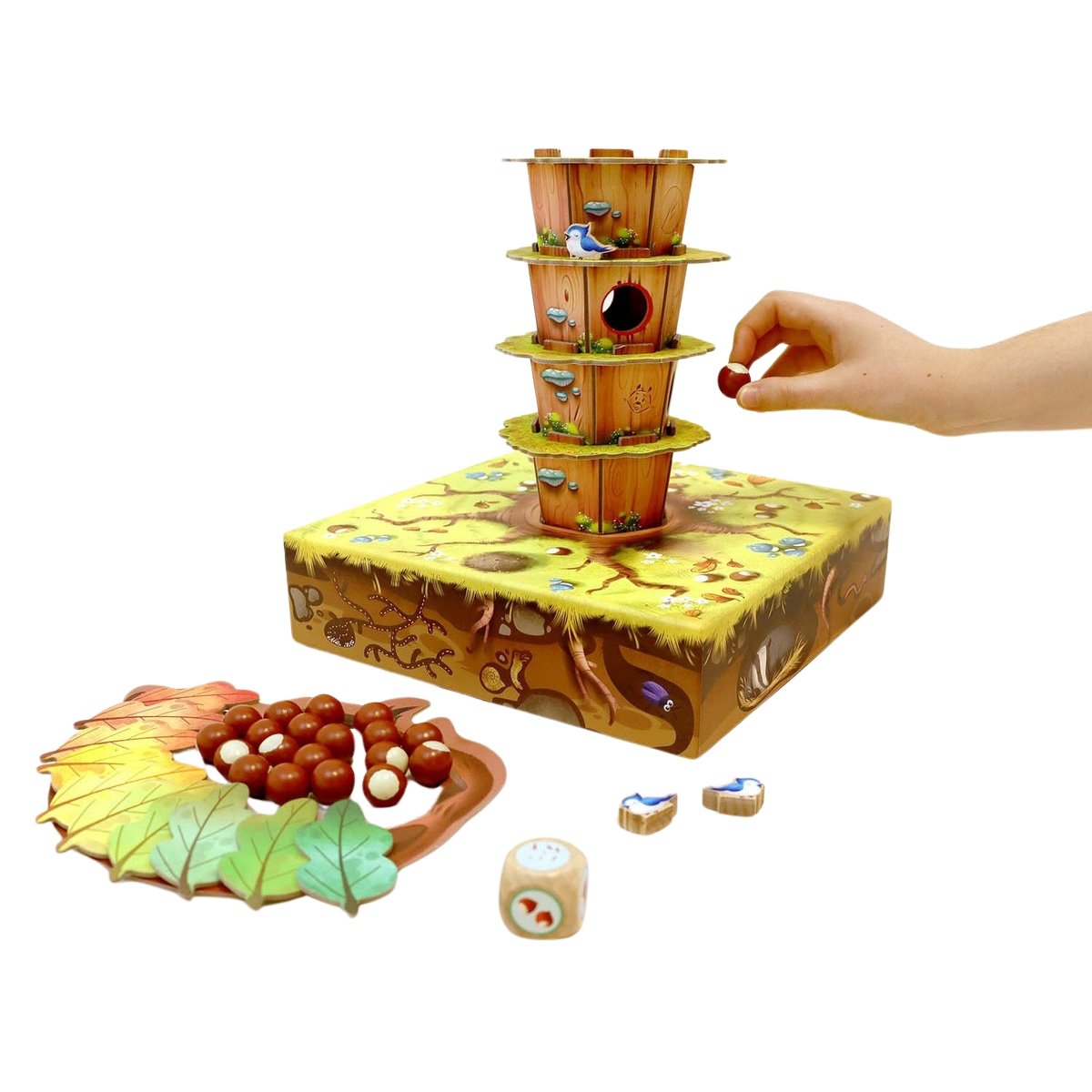 Jeu de société Opération noisettes multicolore, EDITIONS AUZOU