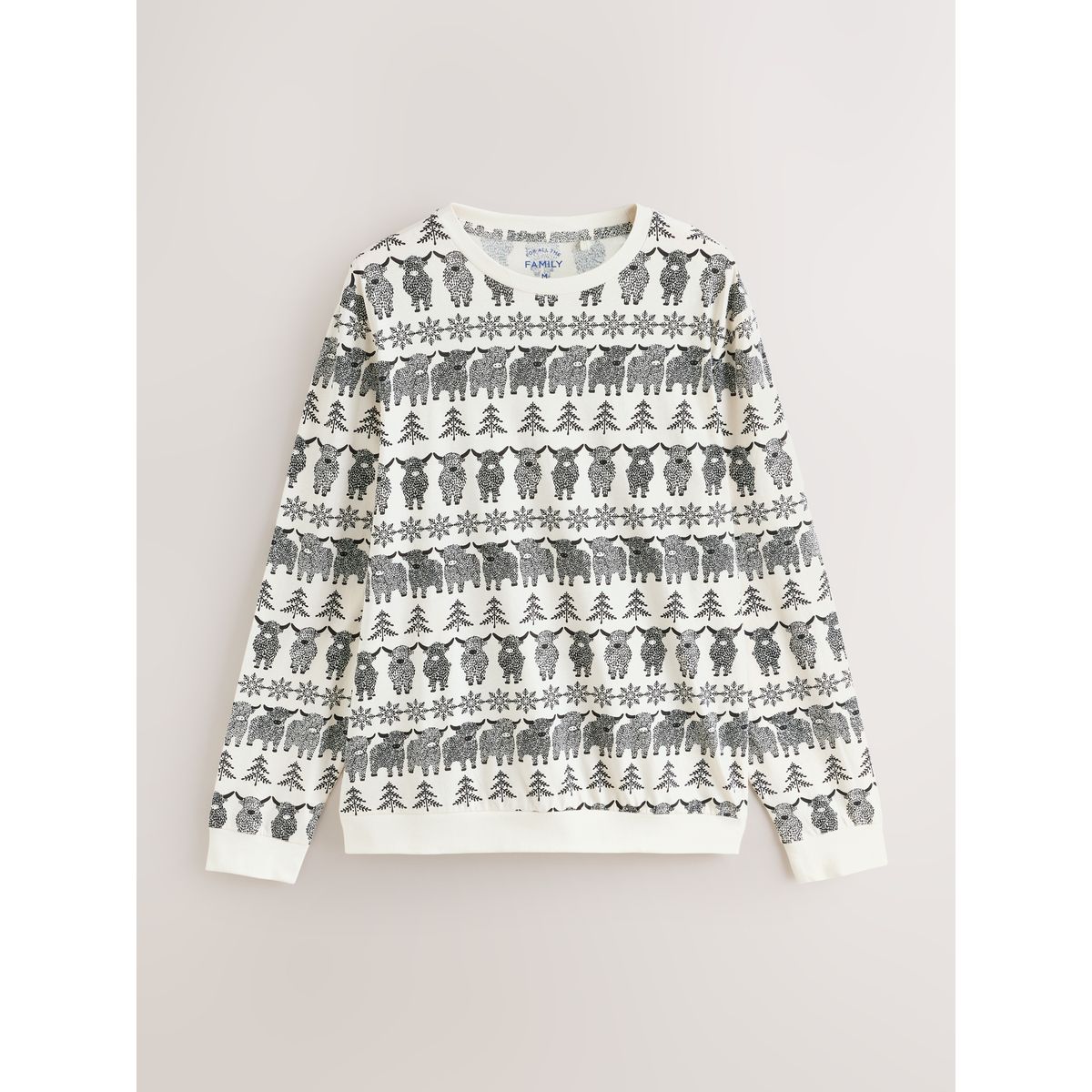 Pyjama de noël hamish, pour toute la famille blanc écru, NEXT