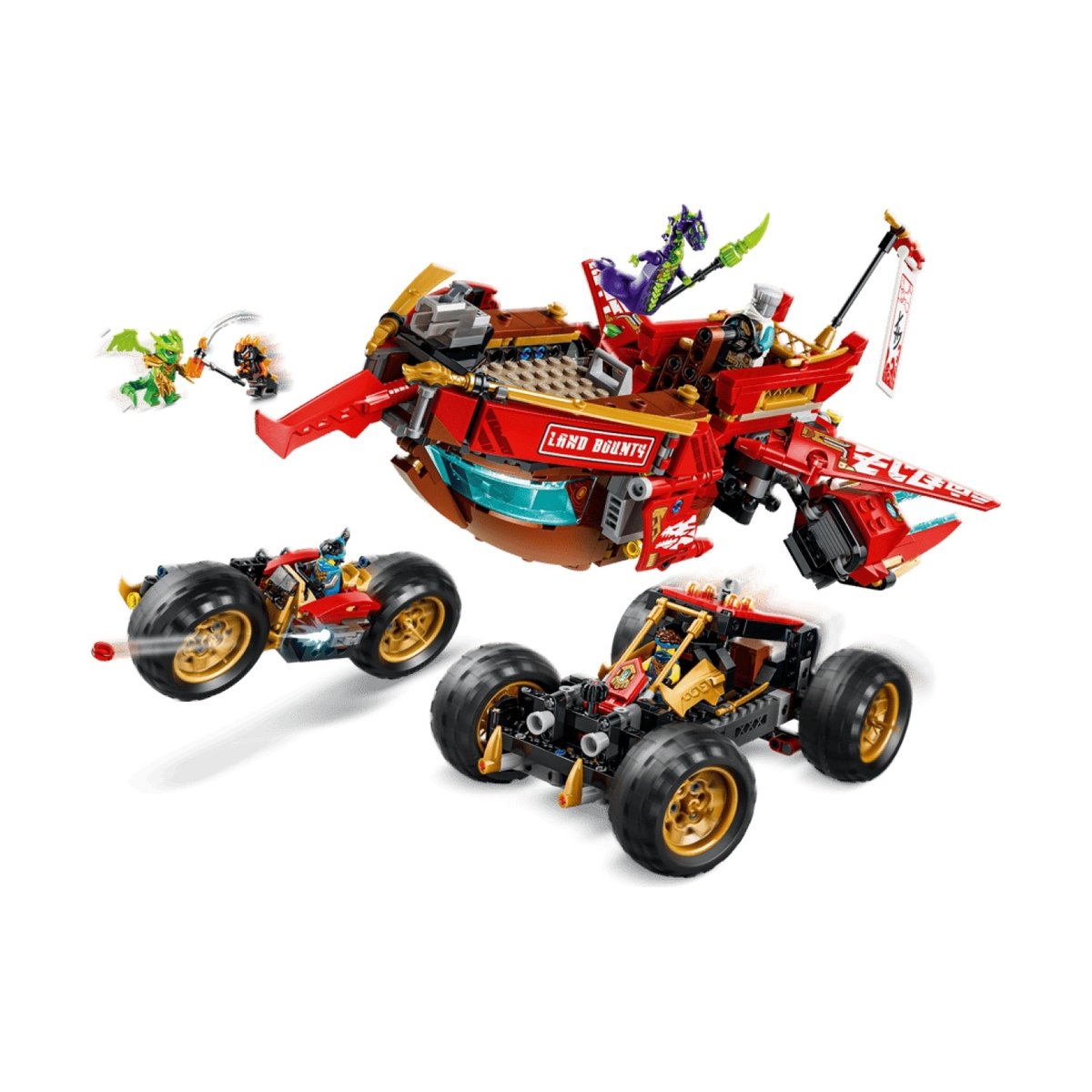 Le Bounty terrestre multicolore, LEGO