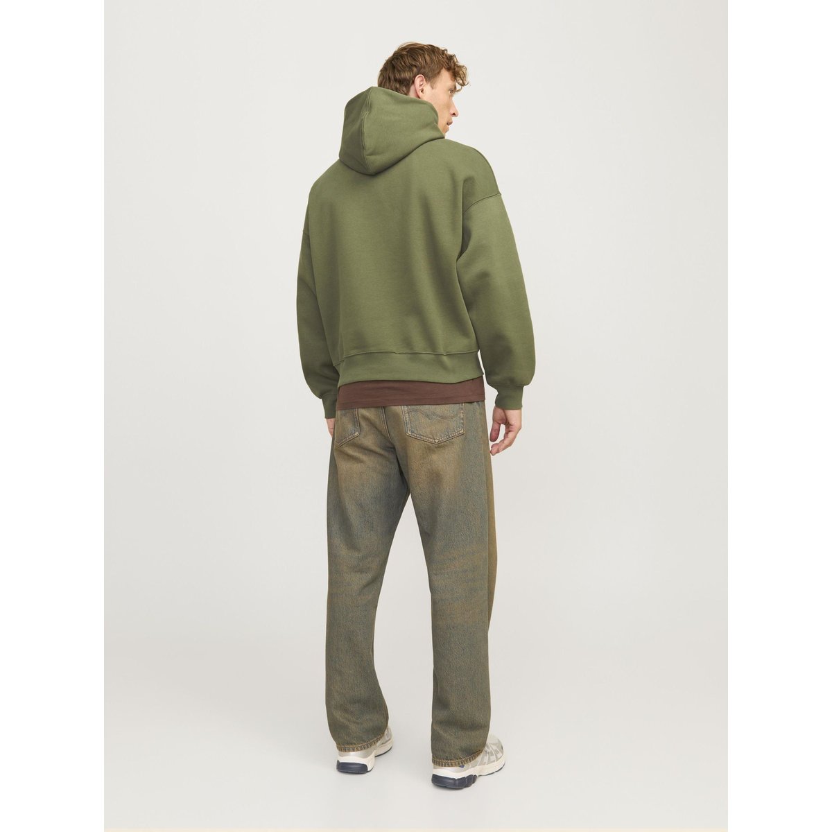 Sweat À Capuche verte - cypress, JACK & JONES