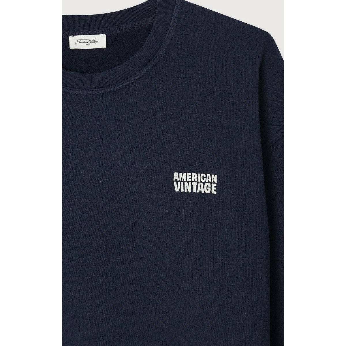 Sweat en molleton, PLIZZY bleu marine, AMERICAN VINTAGE