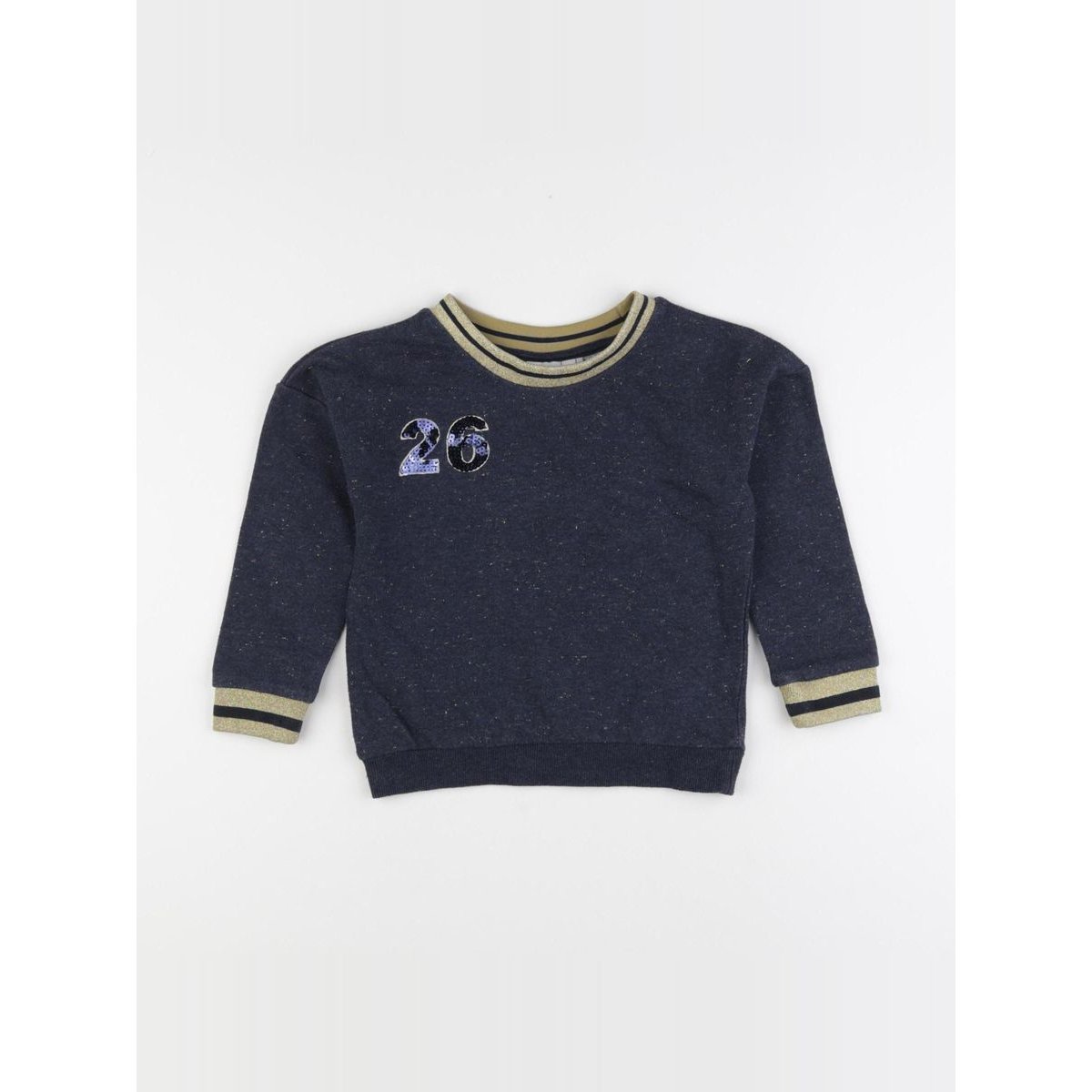 Sweat - Bon état bleu, or, NAME IT