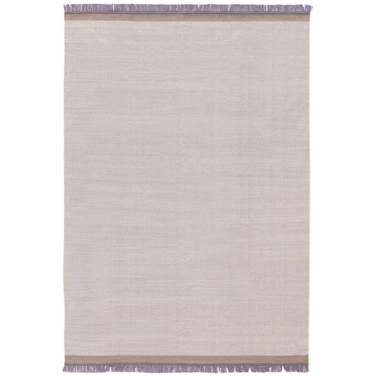 Tapis de laine tissé main KARLA mauve, BENUTA 