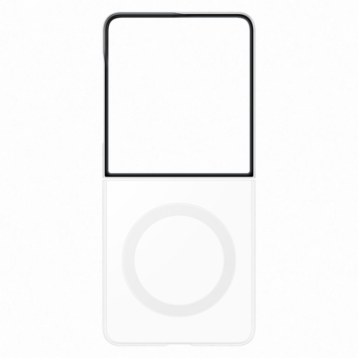 Coque Flip 8 Magnétique Transparent couleur unique, SAMSUNG