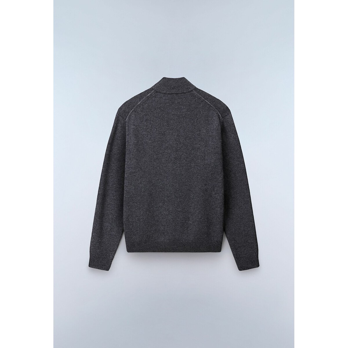 Pull col zippé Ordin gris foncé, NAPAPIJRI