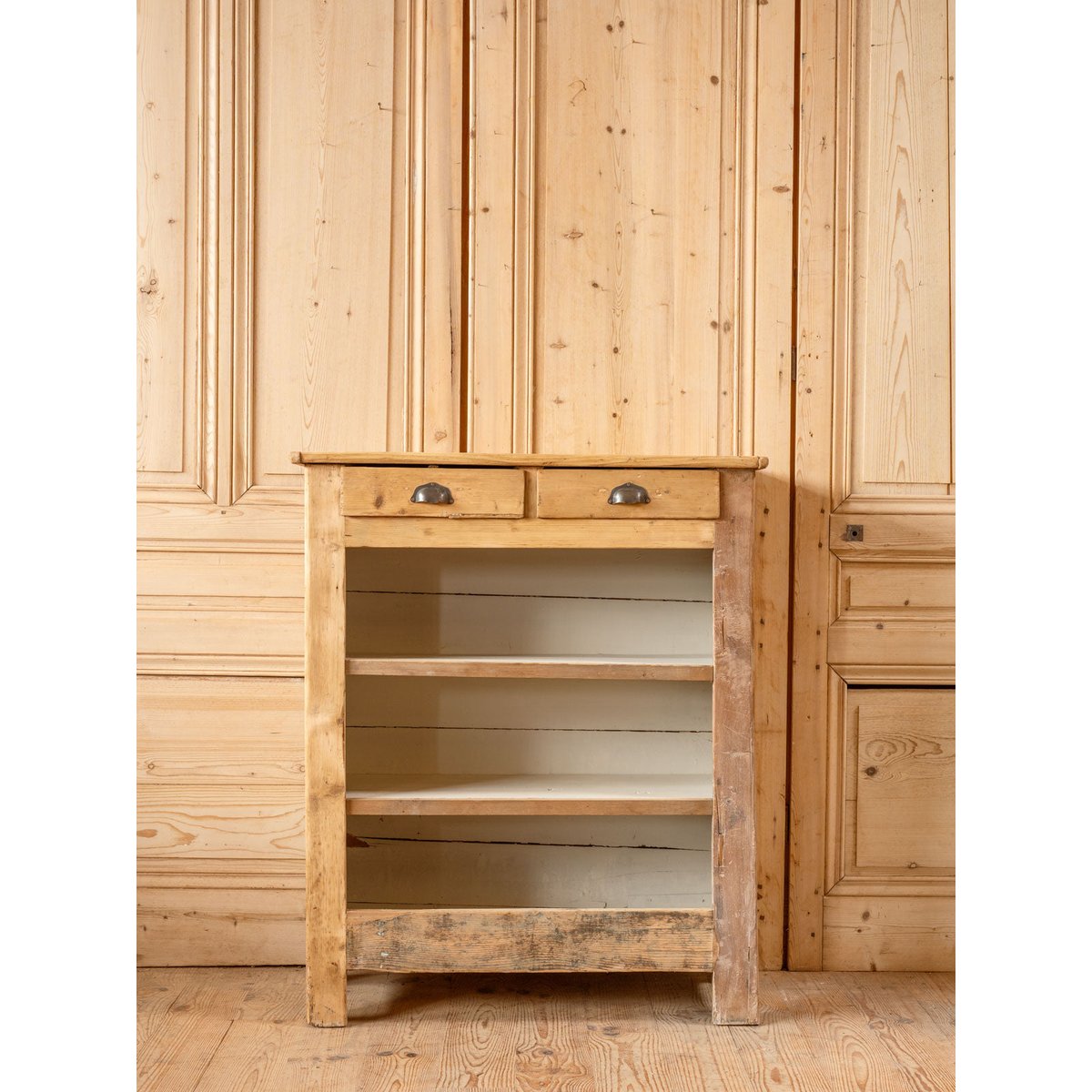 Buffet ouvert en bois Gilbert N°1740 - Bon état bois clair, DEBONGOUT
