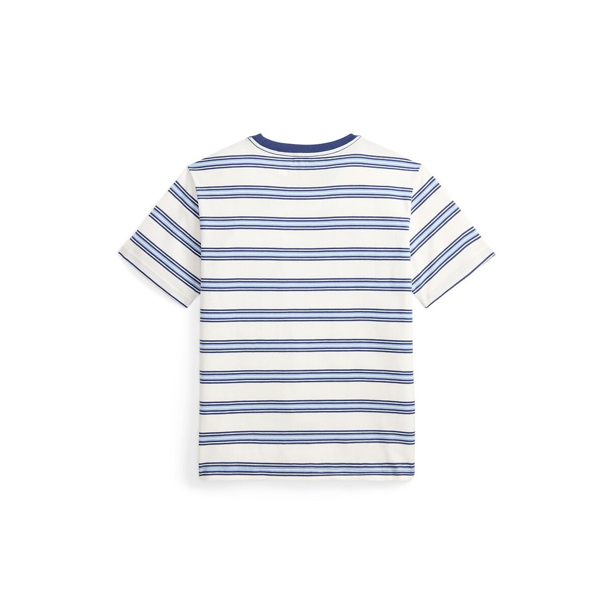 T-shirt maniche corte a righe rigato blu/bianco, POLO RALPH LAUREN