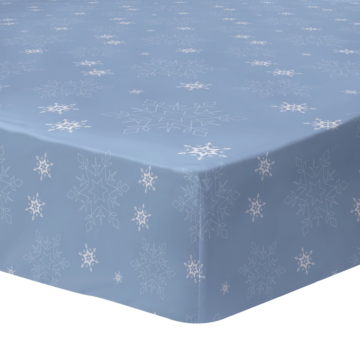 Drap-housse imprimé, FROZEN FROZENIA bleu, DISNEY LA REINE DES NEIGES