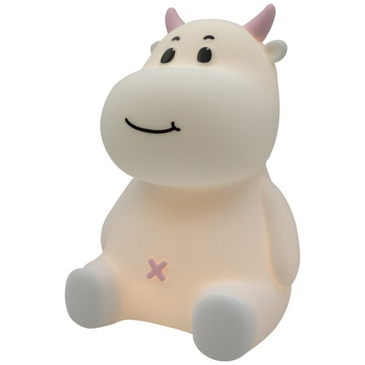 Veilleuse rechargeable Vache blanc, rose, noir, MARY'S