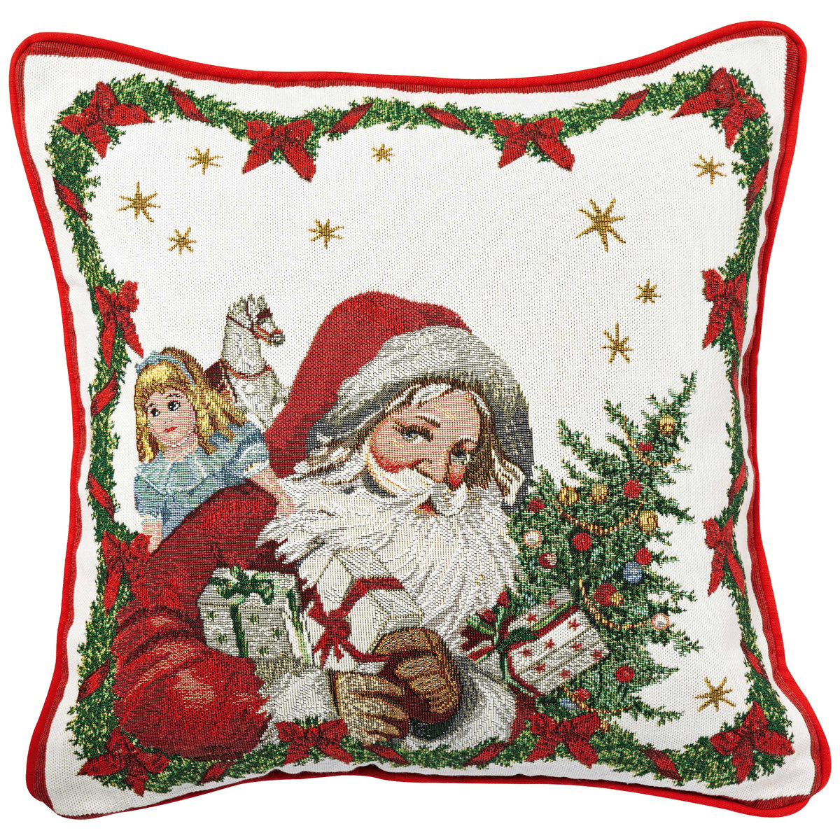 Coussin, Père Noël TOY'S FANTASY multicolore, VILLEROY & BOCH