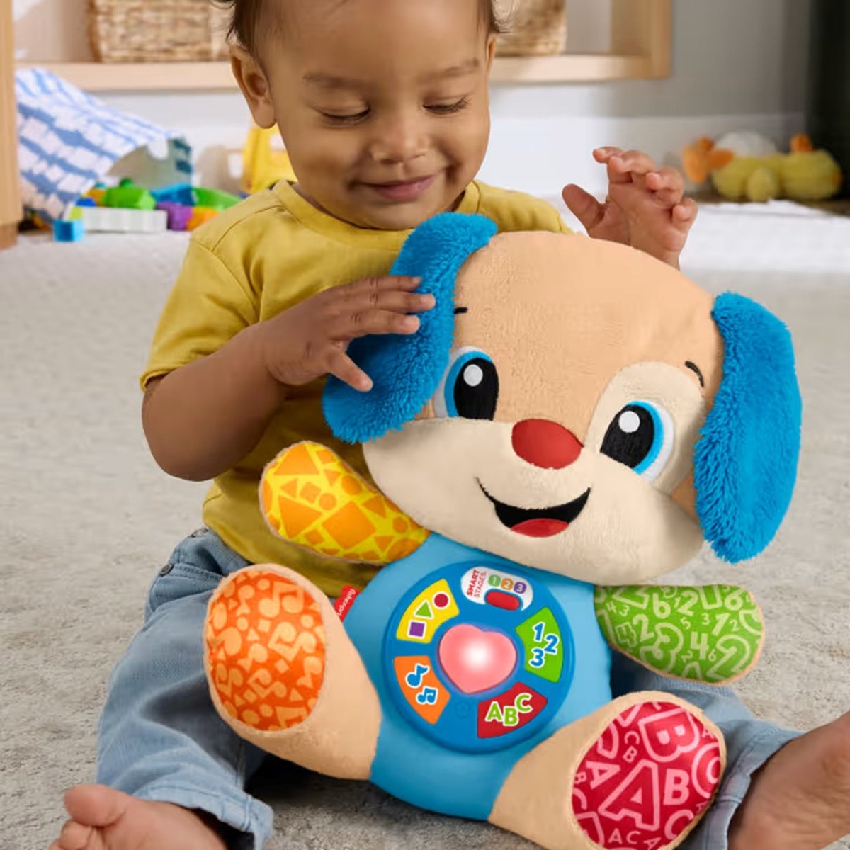 Fisher-Price - Peluche musicale multicolore, MATTEL