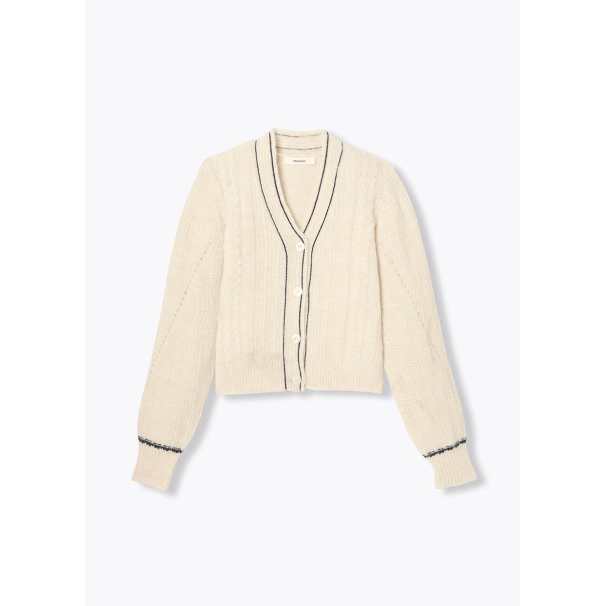 Cardigan torsadé ecru, PROMOD
