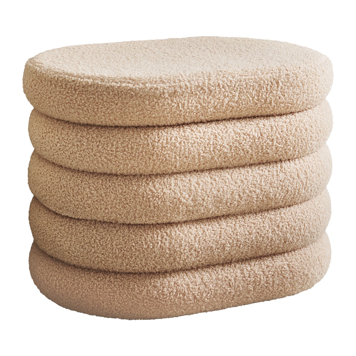 Pouf de rangement TED sable, PETITE AMELIE