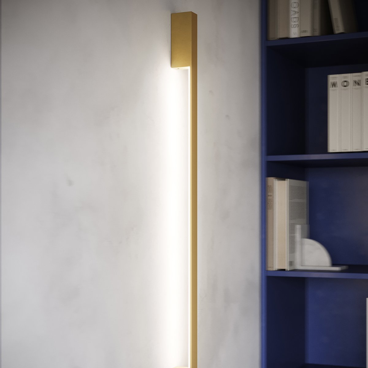 Applique murale Aluminium Doré LED 1 Sappo doré, EDEN