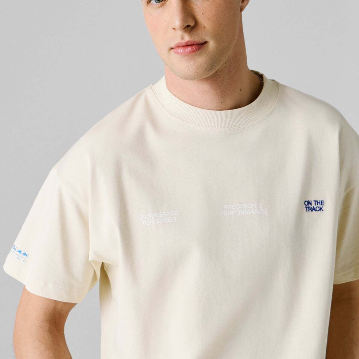 Red Bull Racing T-Shirt À Coupe Large Avec Imprimé Au Dos beige sable, PEPE JEANS