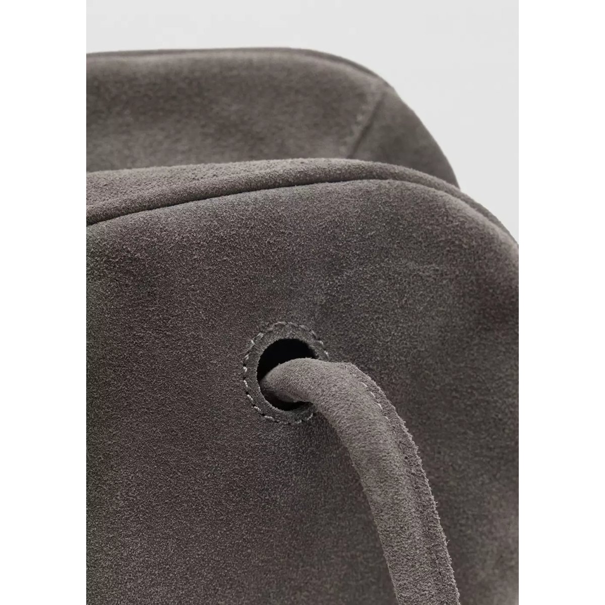 Sac bowling cuir gris, MANGO TEEN
