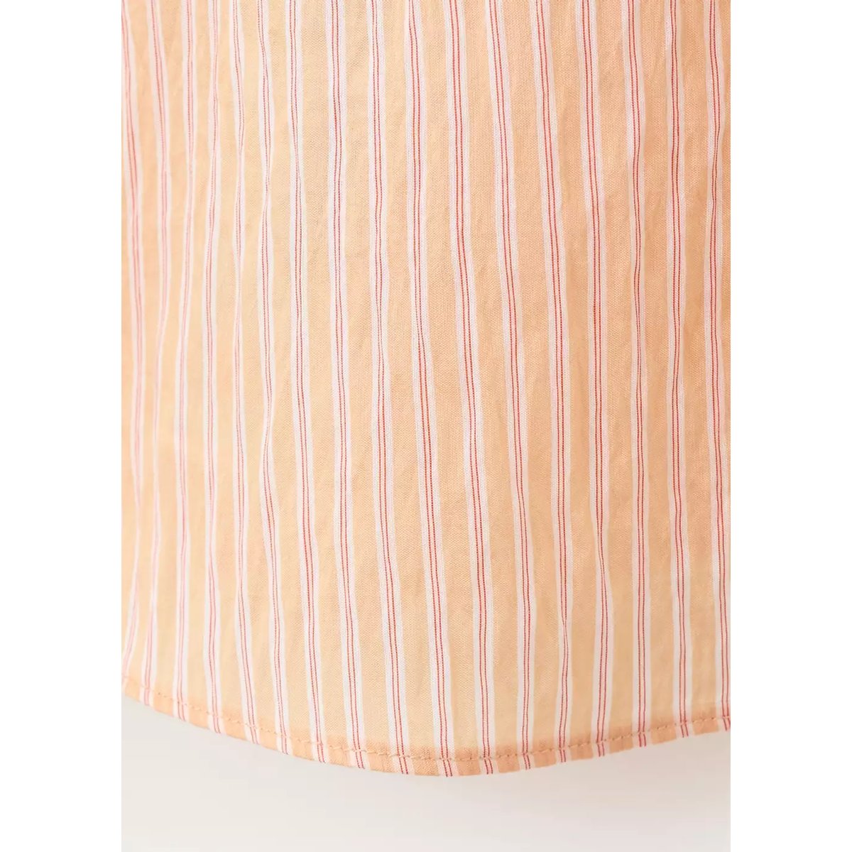 Top halter en lyocell rayures orange, MANGO
