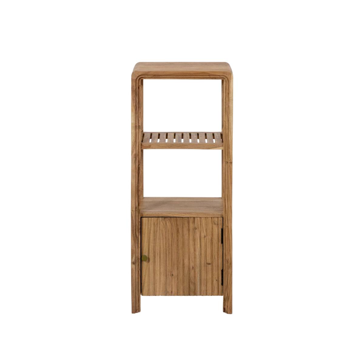 Colonne en bois d'acacia EMYR bois clair, MADE IN MEUBLES