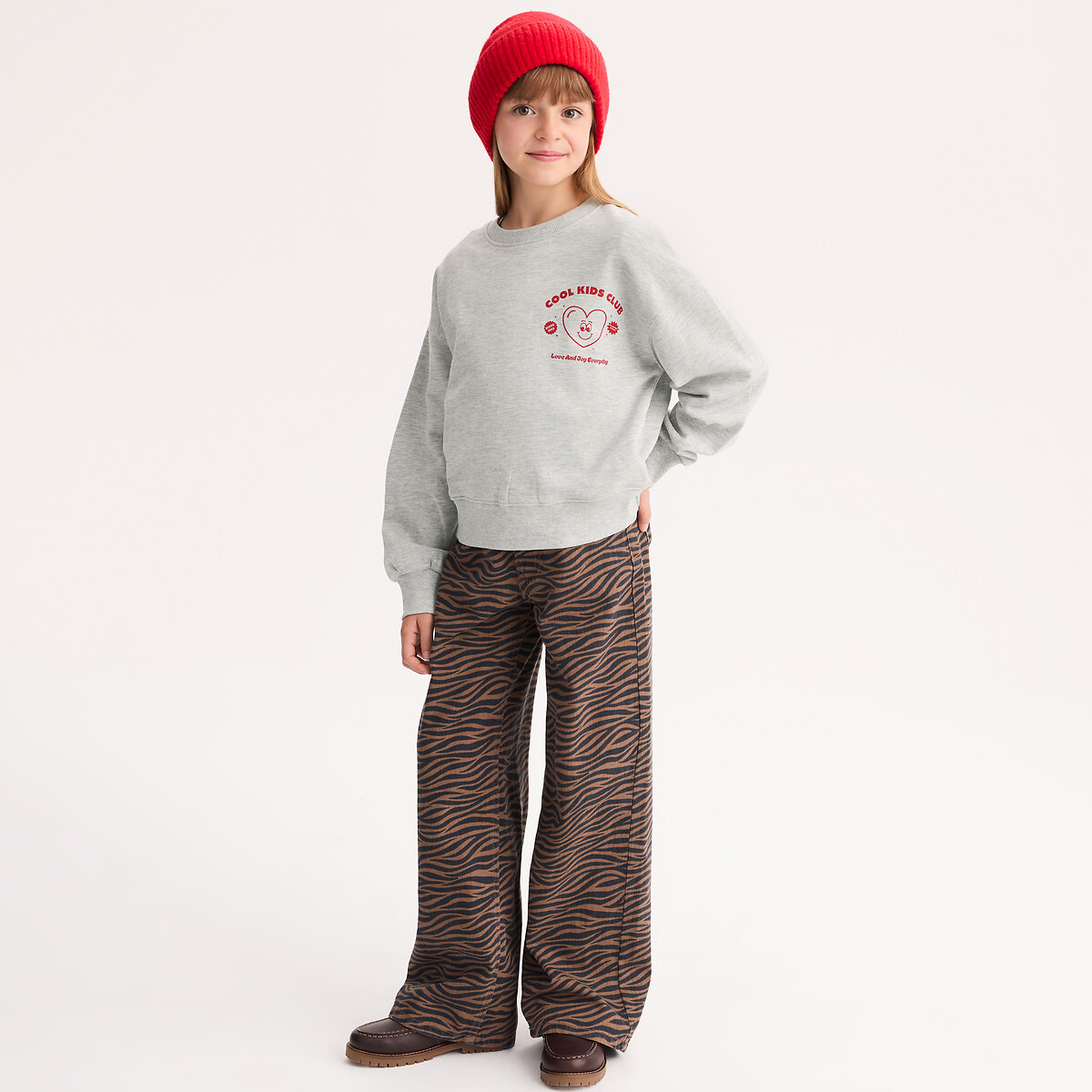 Pantalon large, motif zébré imprimé zèbre, LA REDOUTE COLLECTIONS