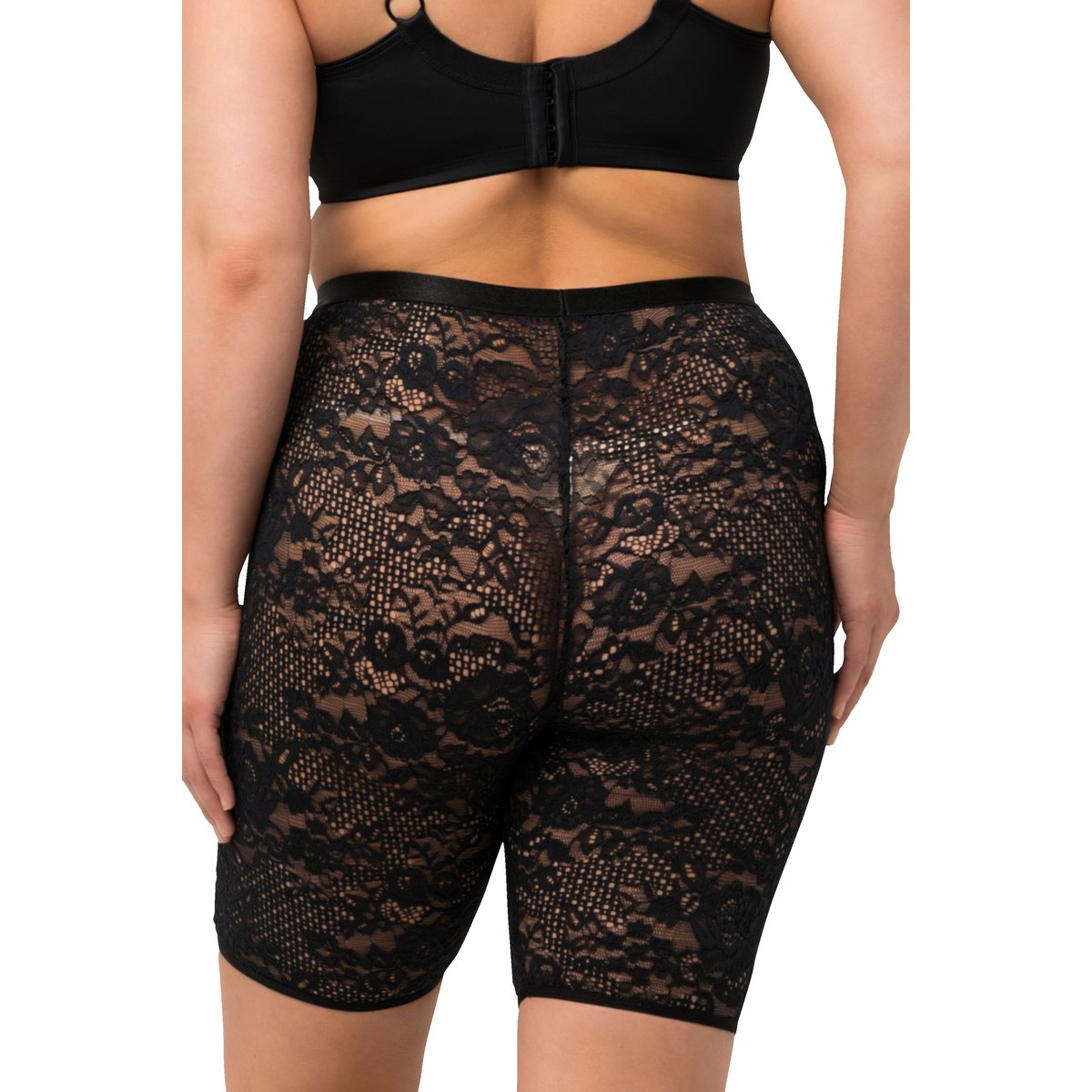 Cycliste entièrement en dentelle transparente noir, ULLA POPKEN