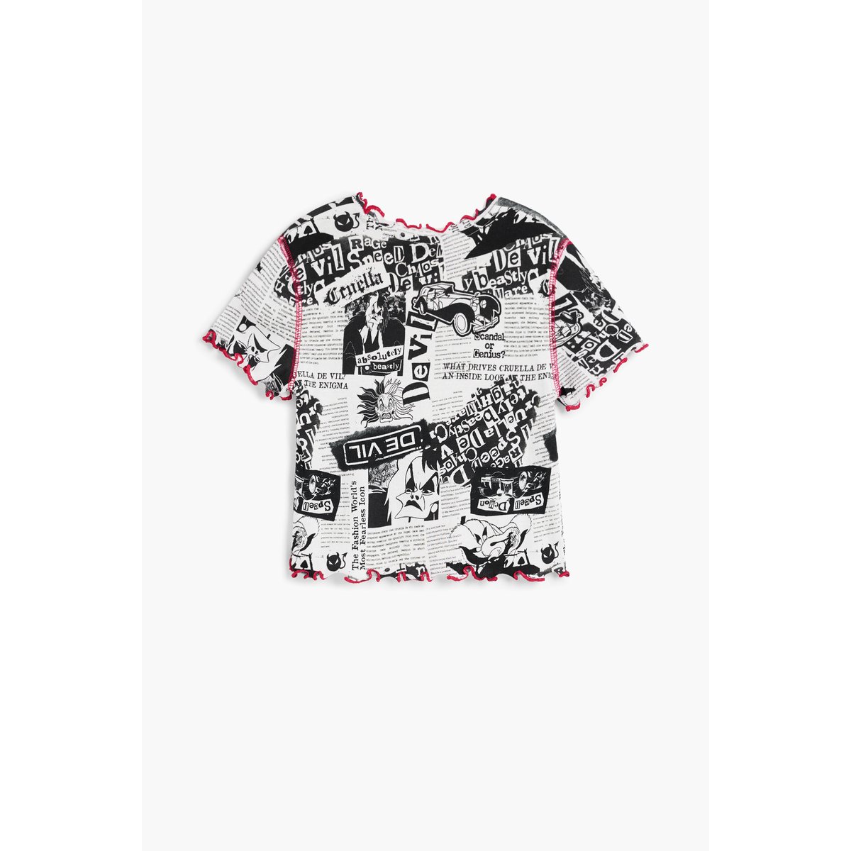 T-shirt Cruella Disney™ noir, DESIGUAL