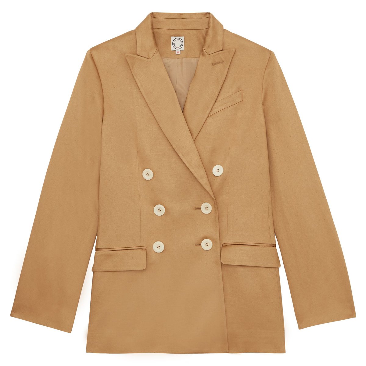 Veste Ezio en viscose camel camel, INES DE LA FRESSANGE PARIS
