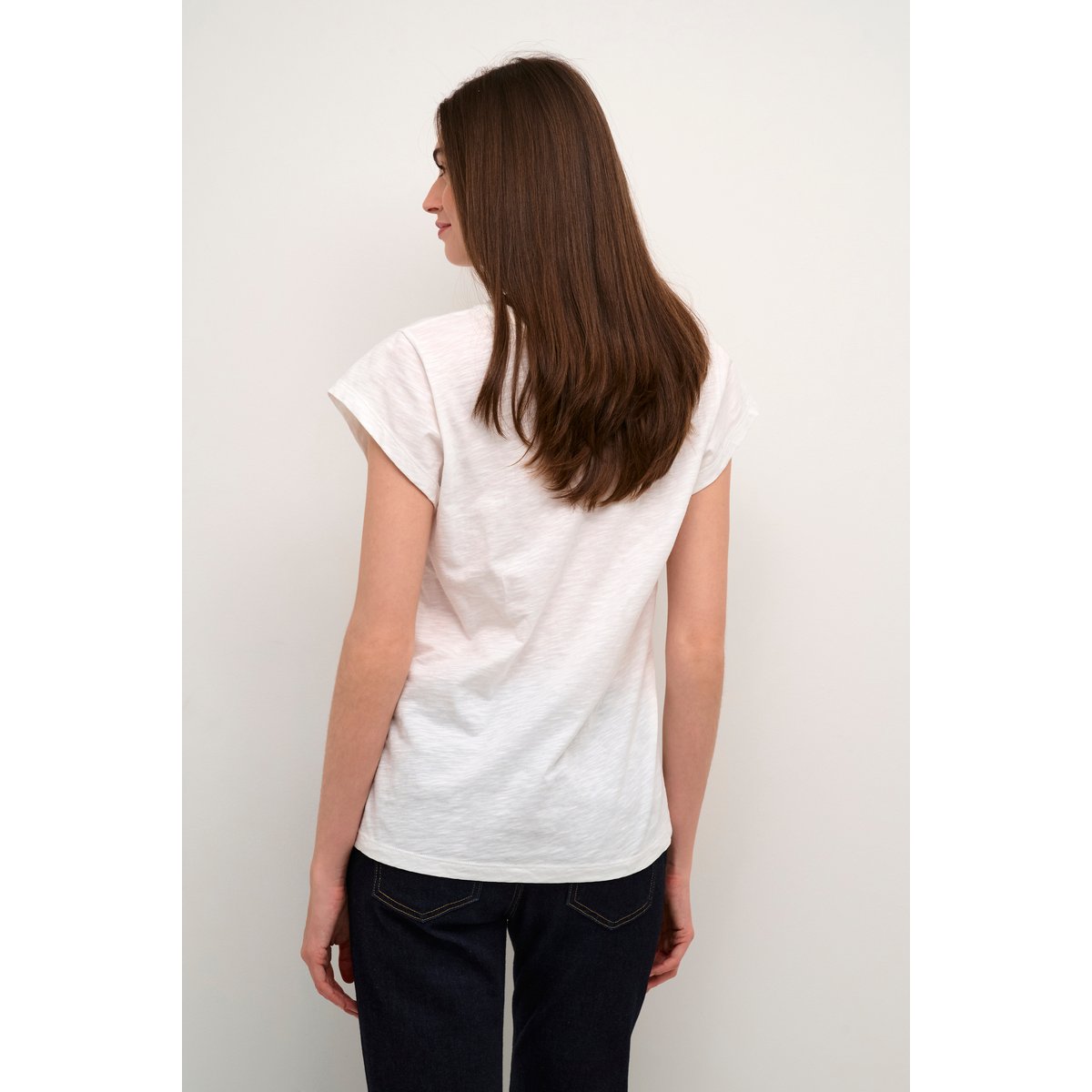 T-shirt blanc spring gardenia, CULTURE