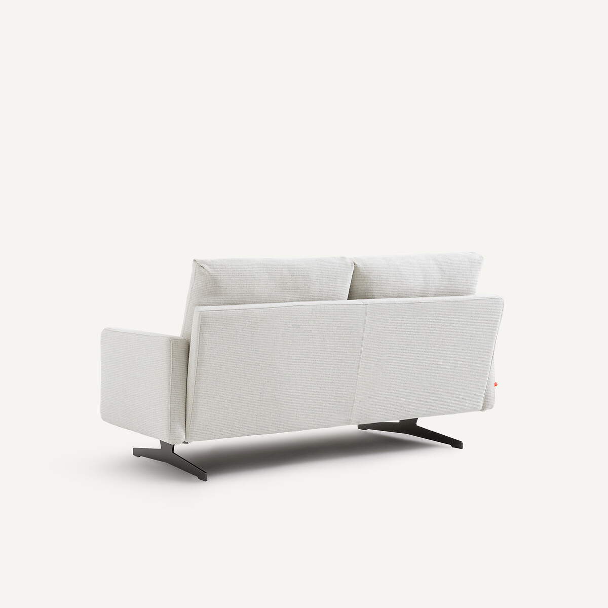2-Sitzer-Sofa Delicato, recycelte Baumwolle hellgrau, AM.PM