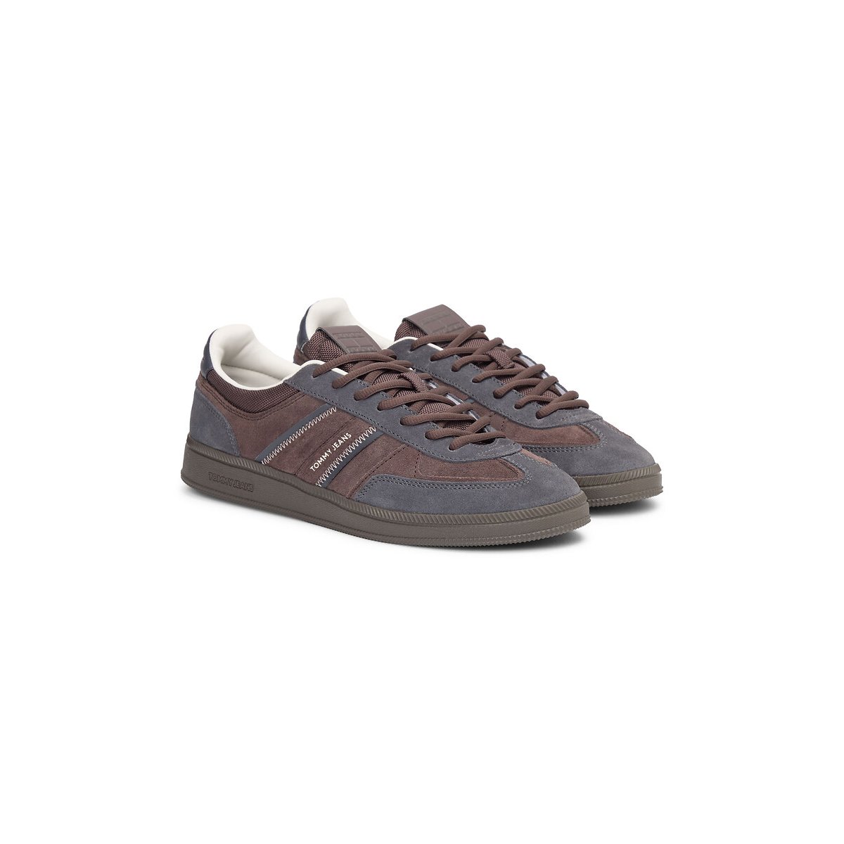 Baskets en cuir suédé The Greenwich marron, TOMMY JEANS