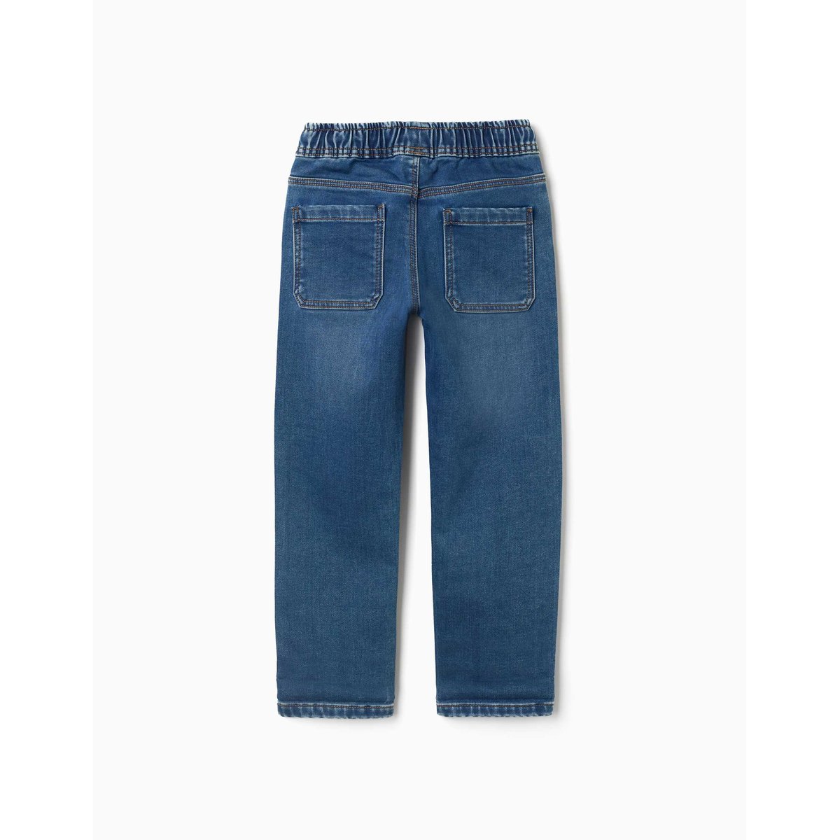 Jean ajusté avec cordon de serrage bleu, ZIPPY