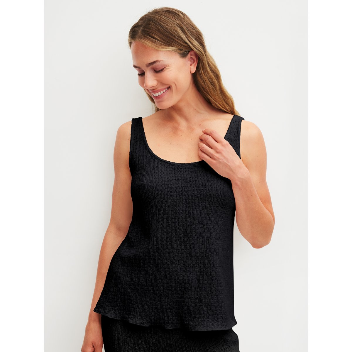 Débardeur sans manches Coton FAVOURITES LAYERING noir, CALIDA